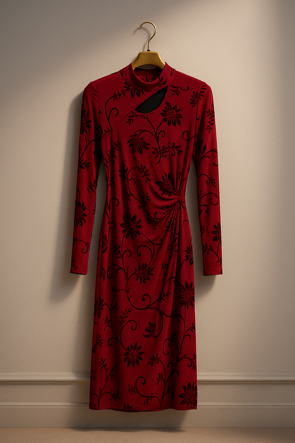 Blazing Mesh Printed Mini Dress