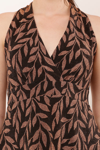 Shimery Alter Neck Midi