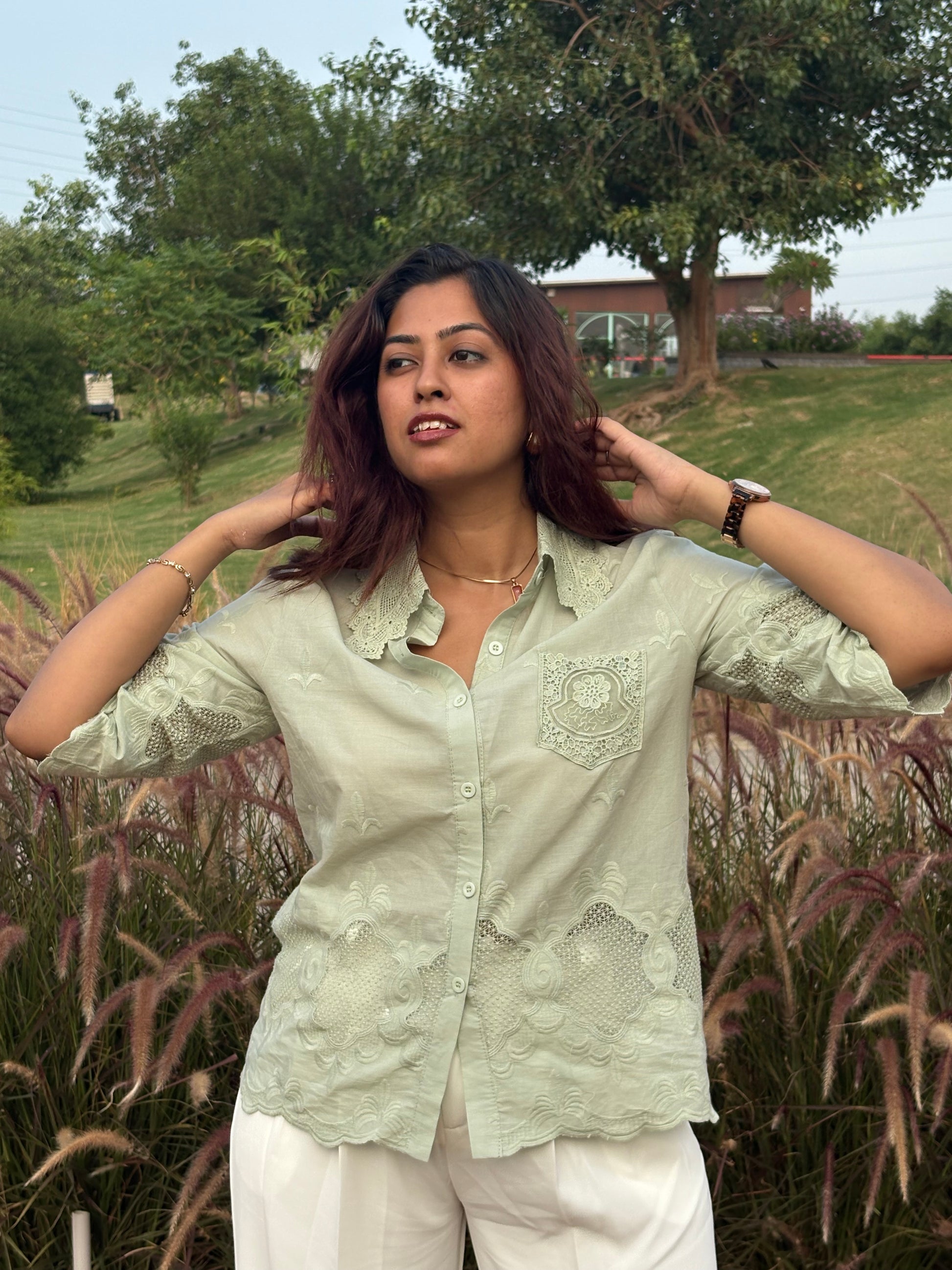 Patterned Breeze Shirt