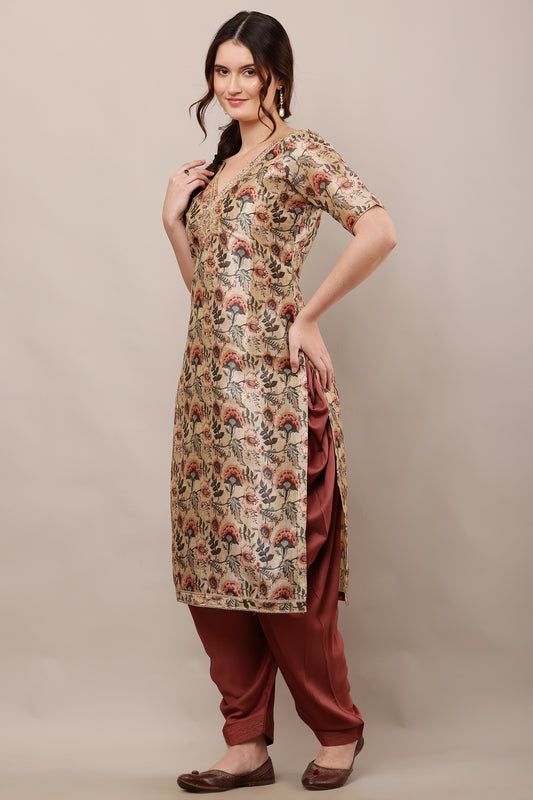 Printed Kurta  Dhoti Set