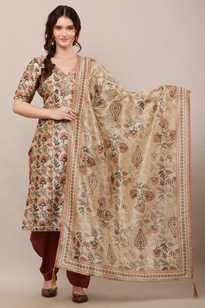 Printed Kurta  Dhoti Set