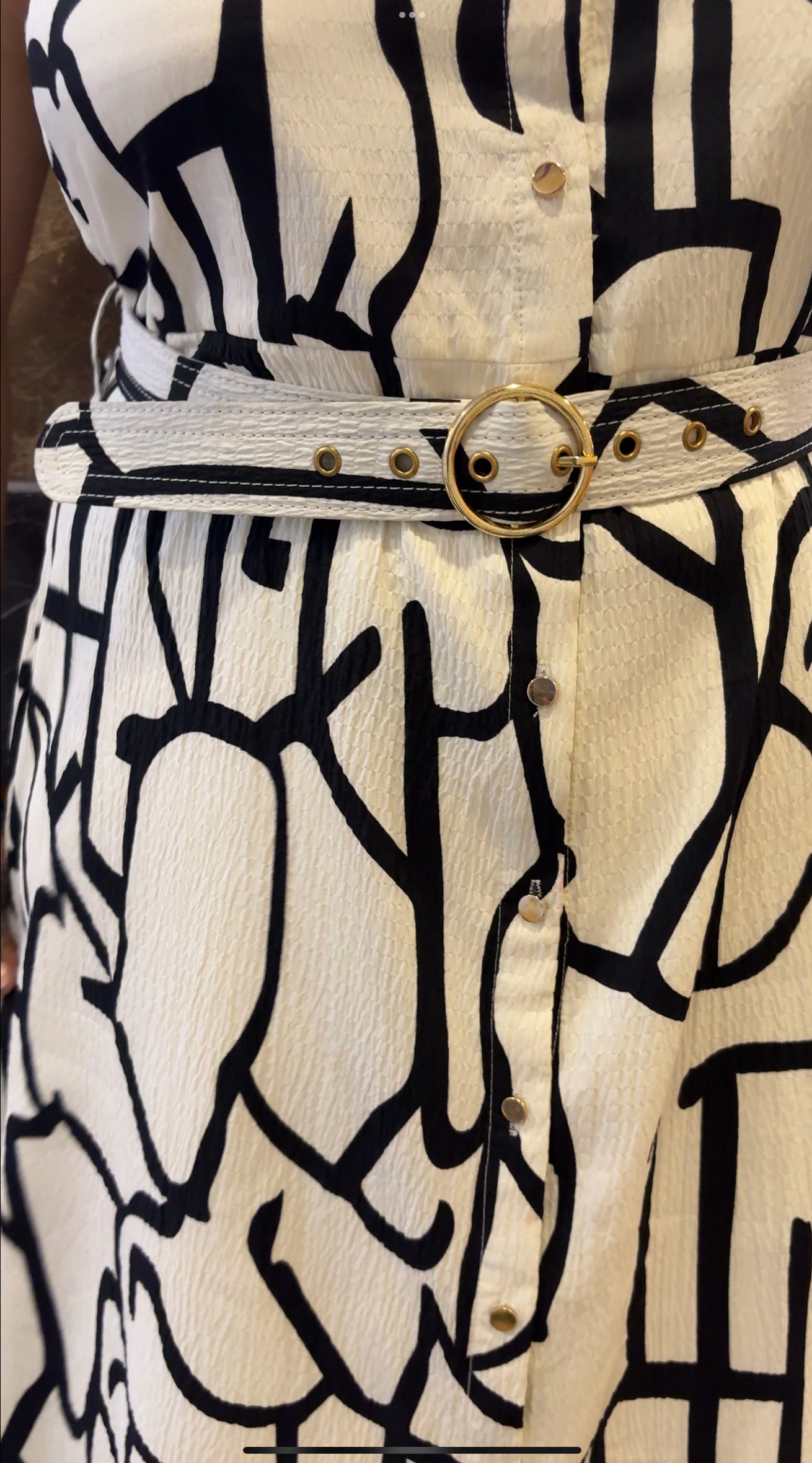 The Abstract Mosaic Dress