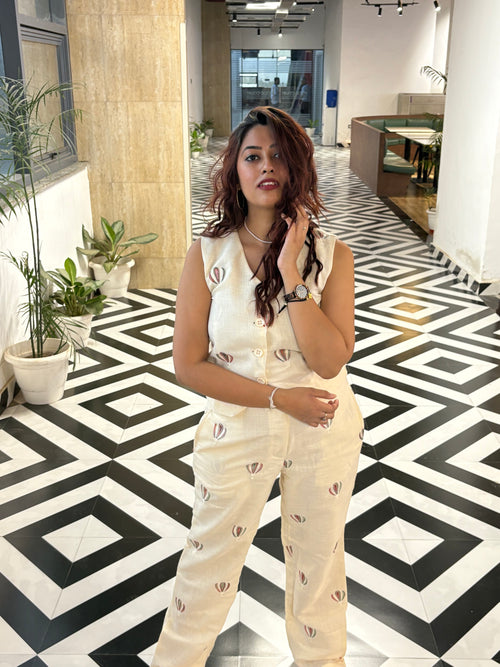Balloon Bliss Khadi Co-ord Set
