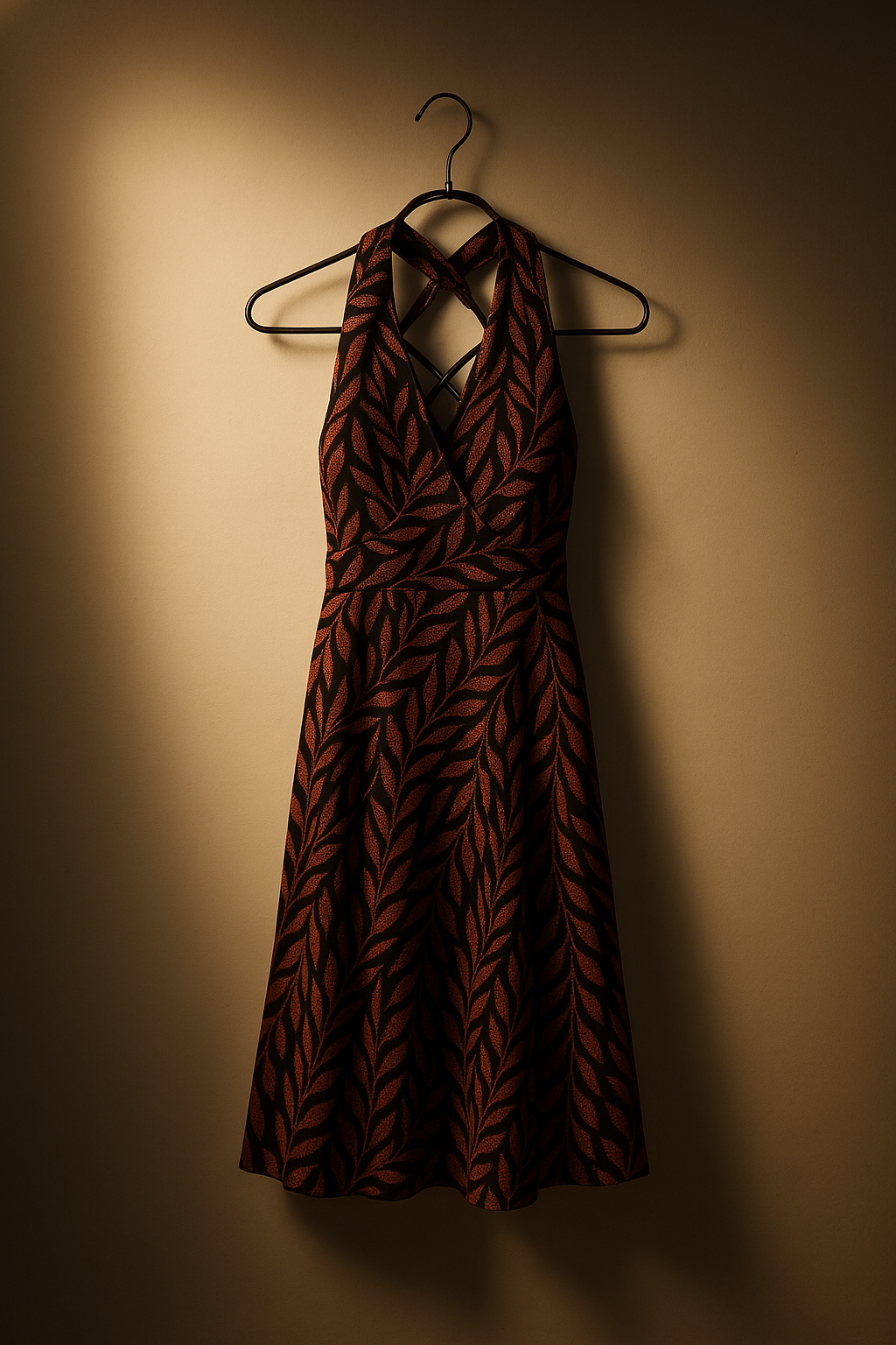 Shimery Alter Neck Midi