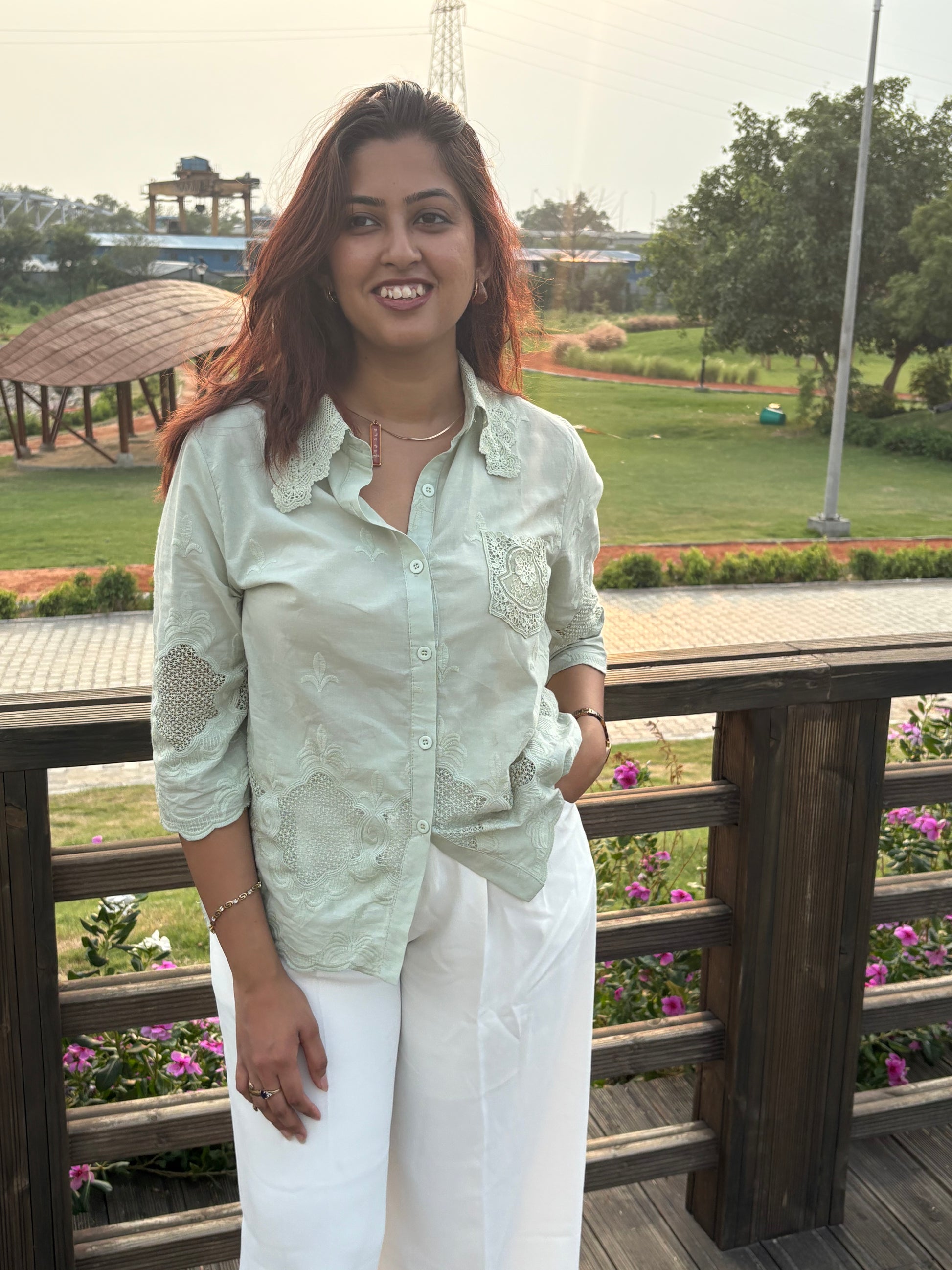 Patterned Breeze Shirt