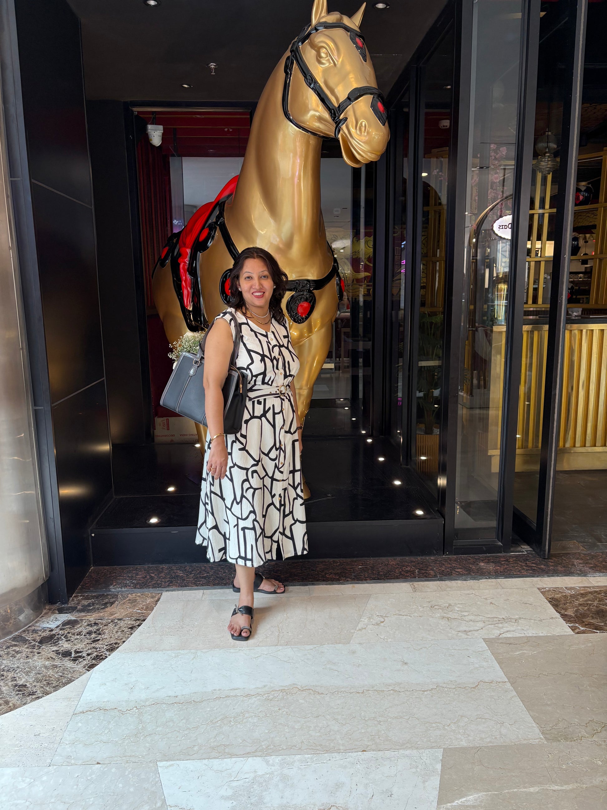 The Abstract Mosaic Dress